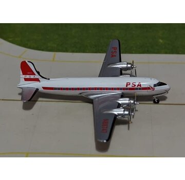 DC4 PSA Pacific Southwest red tail livery N88747 1:400