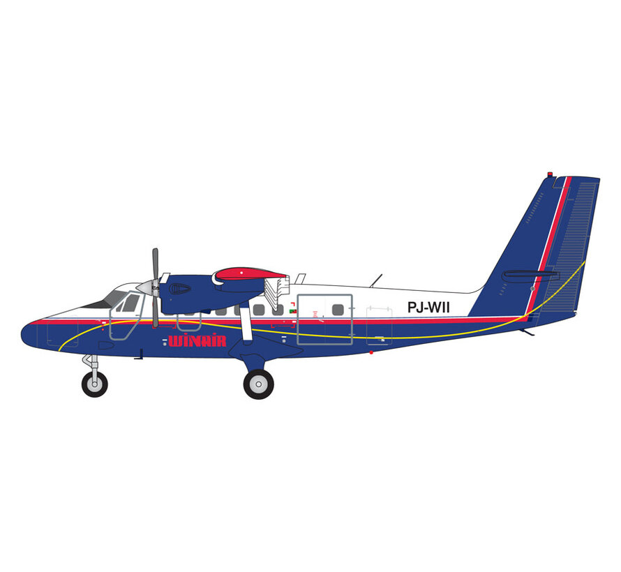 DHC-6-300  Series 300 Winair PJ-WII 1:200 with stand