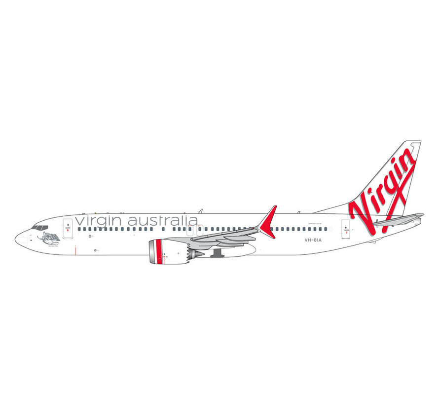 B737-8 MAX Virgin Australia Airlines VH-8IA 1:400