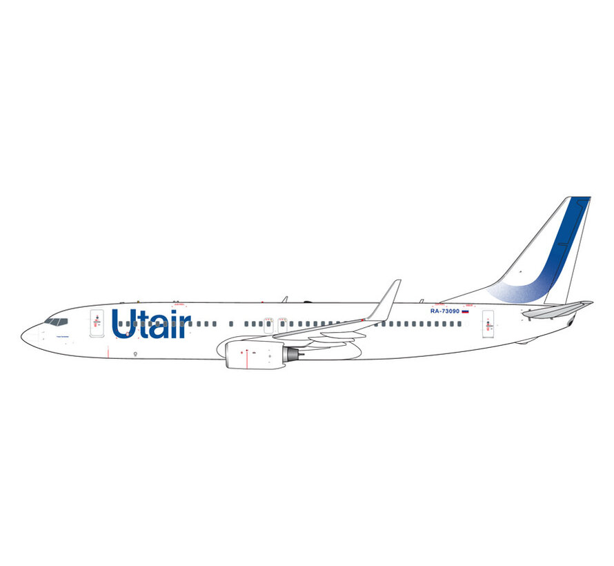 B737-800W Utair B737-800W RA-73090 1:400