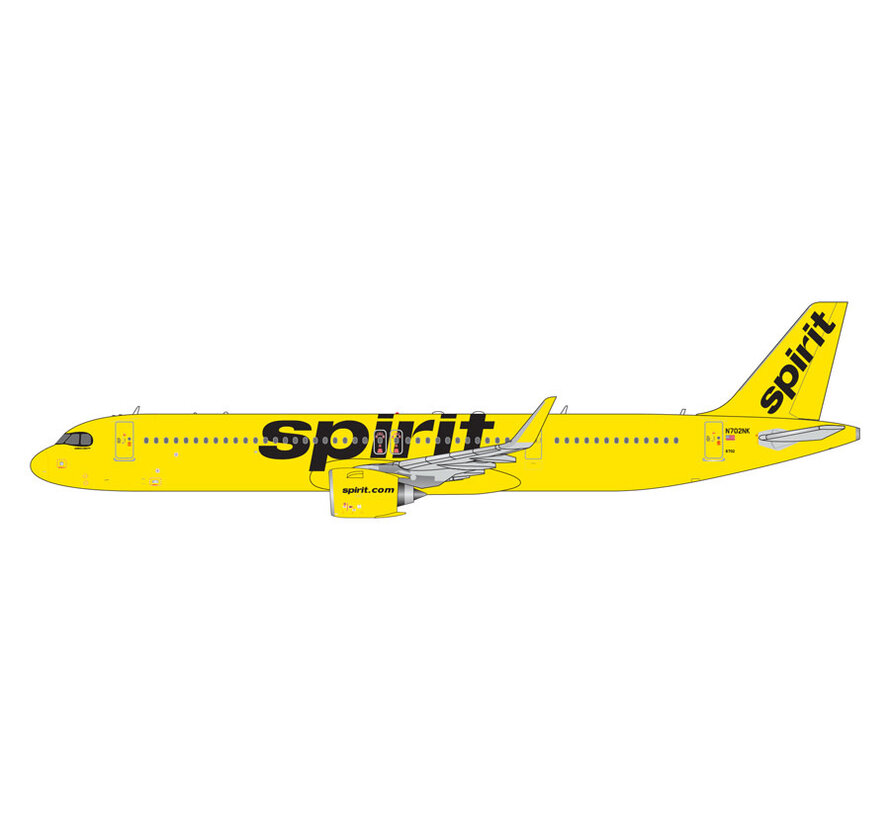 A321neo Spirit Airlines N702NK 2014 livery 1:400