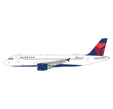 Gemini Jets A320 Delta Air Lines 2007 livery N376NW 1:400