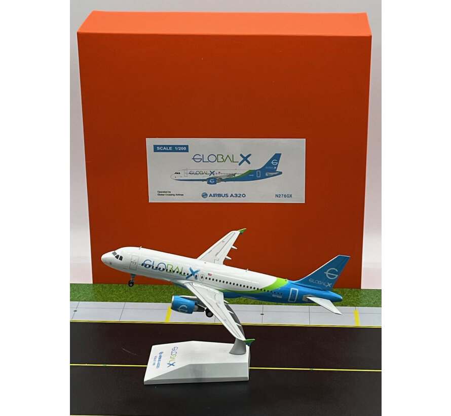 A320 Global Crossing Airlines N276GX 1:200 with stand