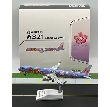 Phoenix Diecast A321neo China Airlines Pikachu Jet B-18101 1:200 with stand