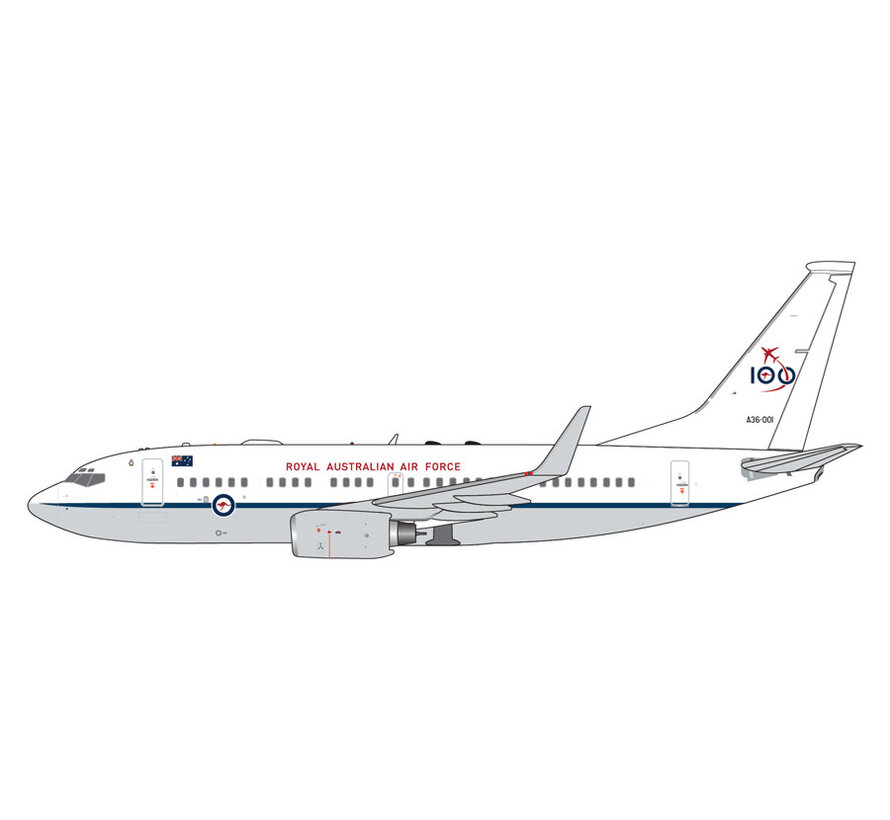 B737-700W (BBJ) RAAF A36-001 RAAF 100 Years 1:400