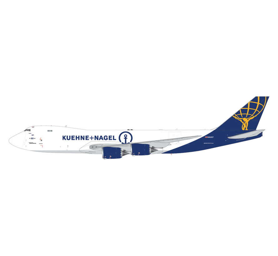 B747-8F Atlas Air Worldwide Kuenhe + Nagel N862GT Second to Last Boeing 747 1:200