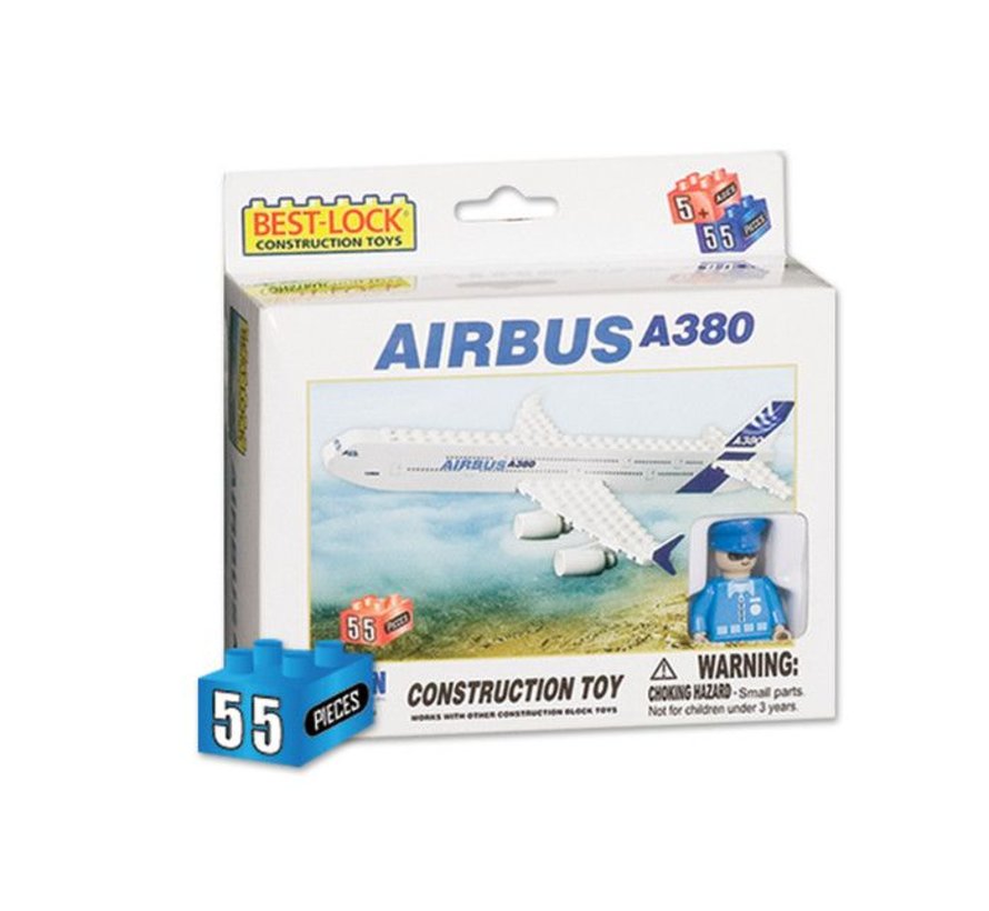 Airbus A380 55 Piece Construction Toy (Legoish)