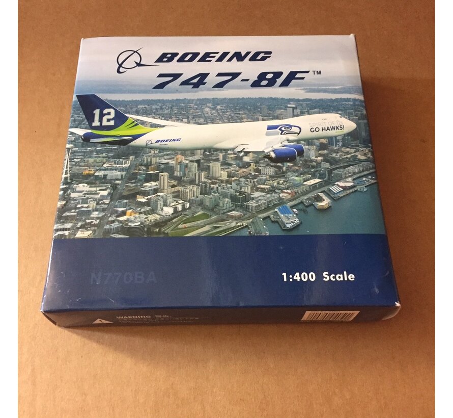 B747-8F Boeing Seattle Seahawks N770BA 1:400**Discontinued**