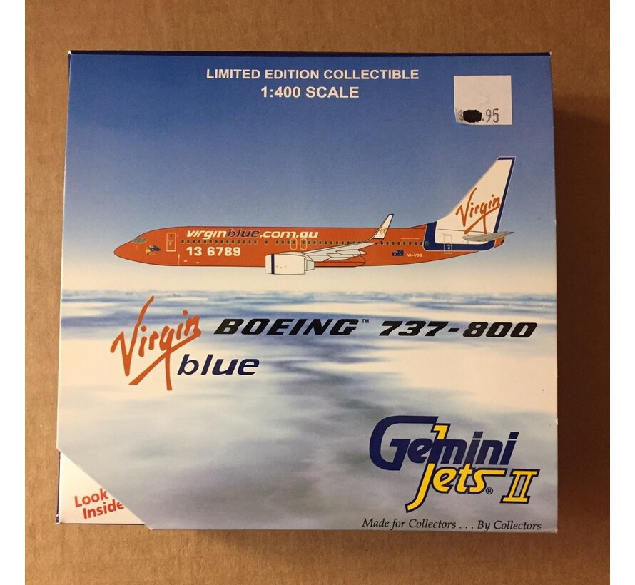 B737-800 Virgin Blue  VH-VOG 1:400**Discontinued**