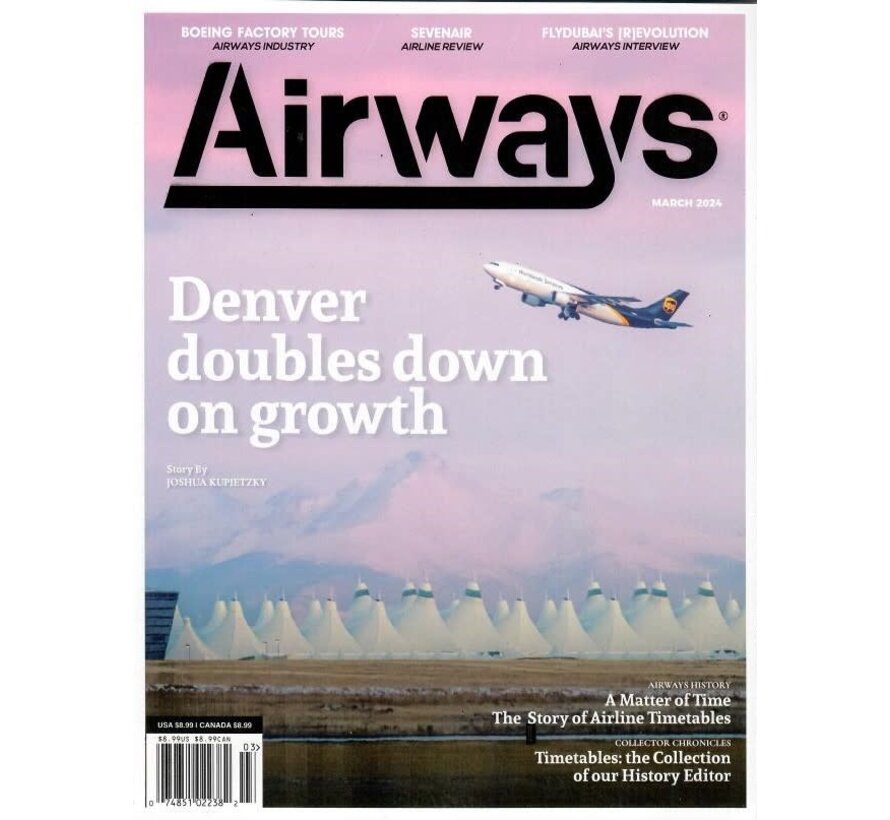 Airways Magazine March 2024 issue +SALE+