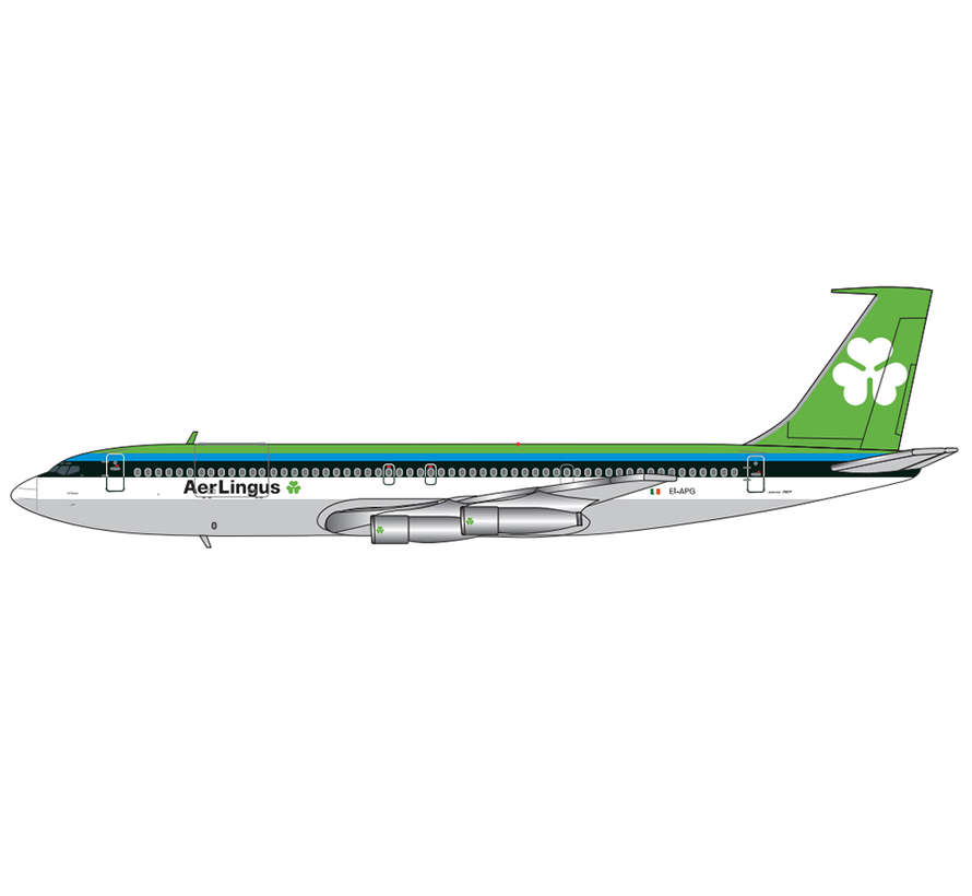 B707-300C Aer Lingus EI-APG 1:400 with sticker +Preorder+