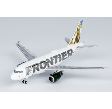 NG Models A318 Frontier Airlines Charlie the Cougar tail N807FR 1:400
