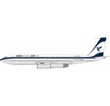 InFlight B707-300C Iran National Airlines Iran Air EP-IRM 1:200 with stand