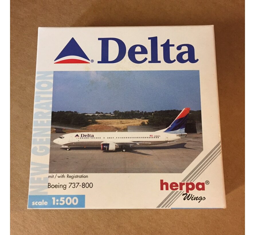 B737-800 Delta N394DA 'Deltaflot' colors 1:500**Discontinued**