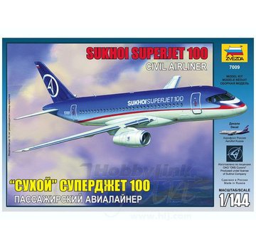 Zvesda SSJ100 Sukhoi Superjet 100 House 1:144 Scale Kit