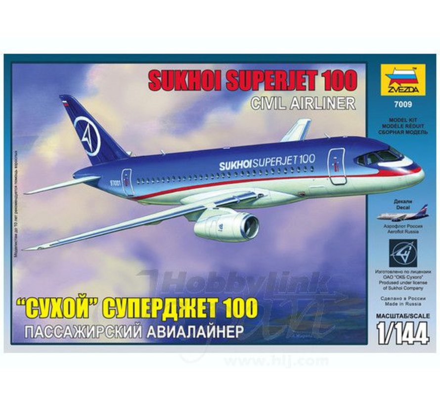 SSJ100 Sukhoi Superjet 100 House 1:144 Scale Kit