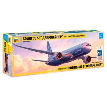 Zvesda B787-9 Boeing House Livery 1:144 Scale Kit