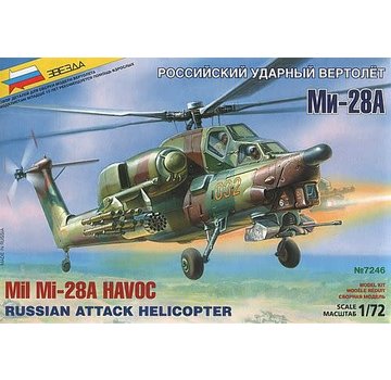 Zvesda MIL28A HAVOC HELICOPTER 1:72 SCALE KIT