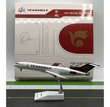 JC Wings B727-200F Advanced Transmile Air Services 9M-TGM 1:200 with stand