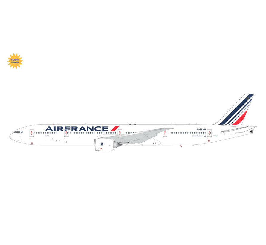 B777-300ER Air France F-GZNH 1:200 flaps down