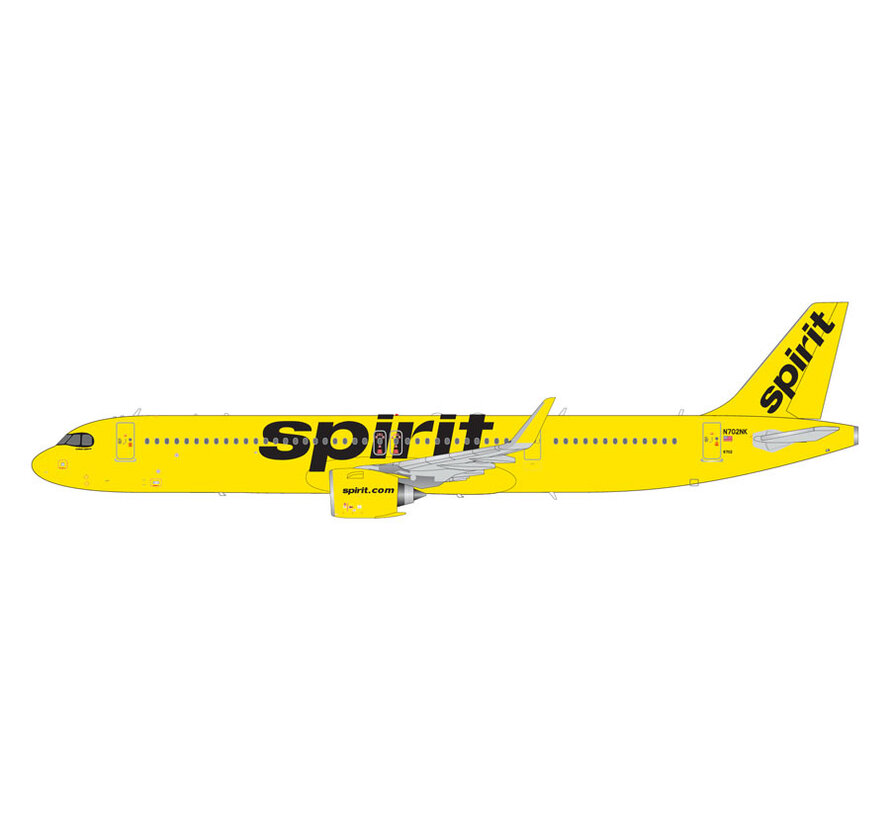 A321neo Spirit Airlines N702NK 1:200 with stand