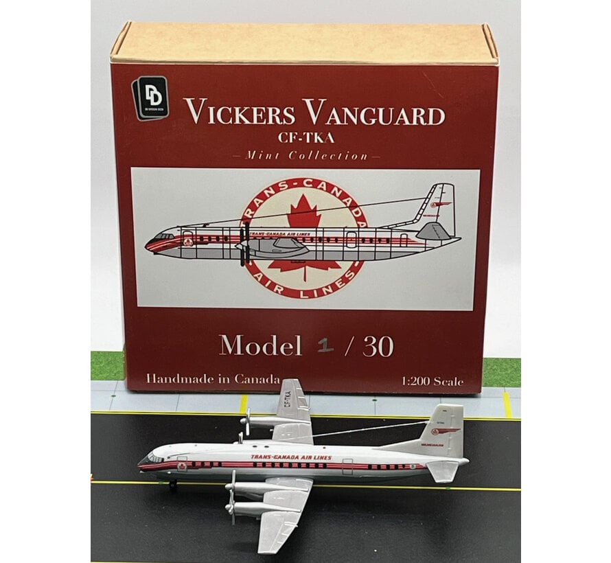 Vanguard TCA Trans Canada Airlines CF-TKA 1:200 (3d printed resin)