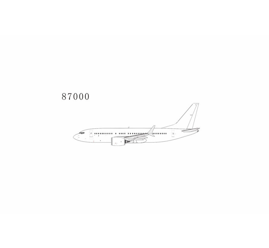 B737-7 MAX Blank white model 1:400 *New Arrival+