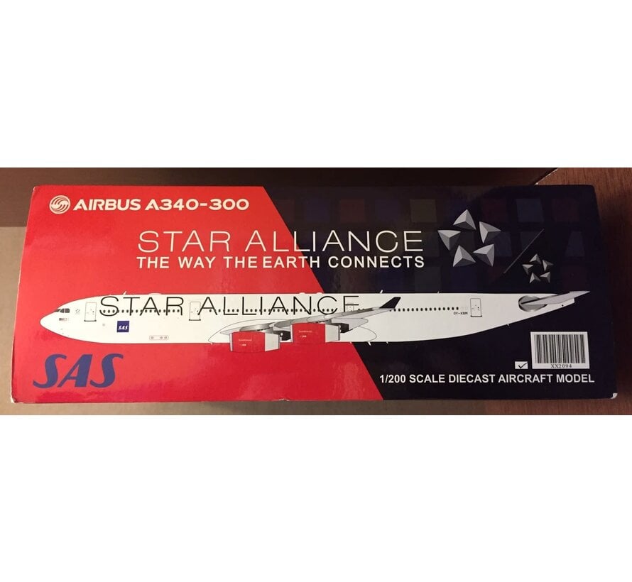 A340-300 SAS STAR ALLIANCE OY-KBM 1:200**Discontinued**