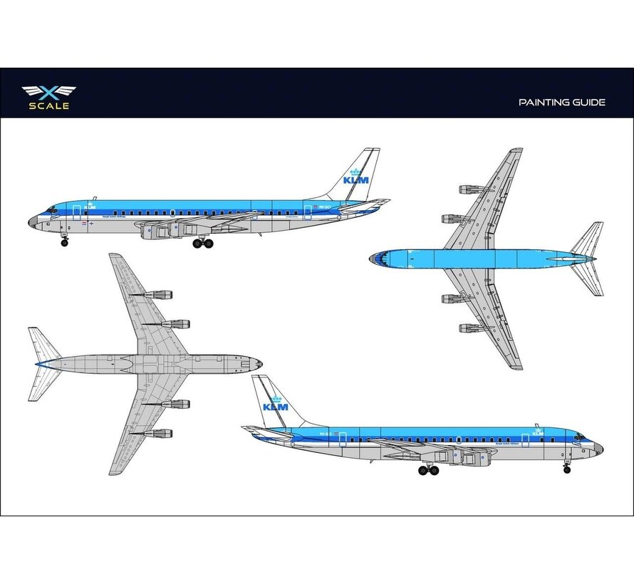 X-SCALE DC8-53 KLM 1:144 **FUTURE ISSUE**