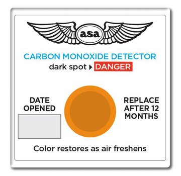 ASA - Aviation Supplies & Academics Carbon Monoxide CO Detector