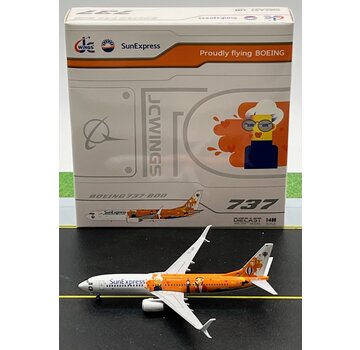 JC Wings B737-800 SunExpress Proudly Flying Boeing TC-SPF 1:400