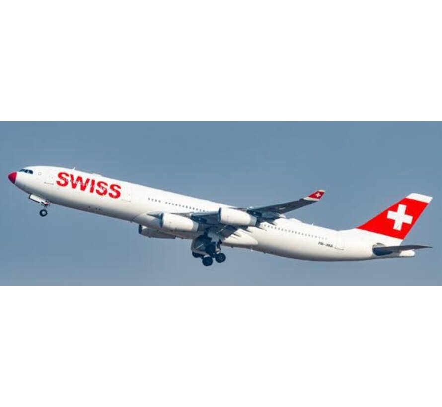 A340-300 Swiss Red Nose HB-JMA 1:400 +pre-order+