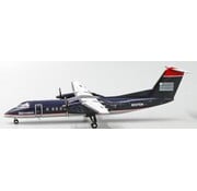 JC Wings Dash-8-300 US Airways Express dark blue livery N337EN 1:200 with stand