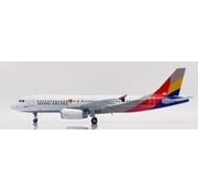 JC Wings A320 Asiana Airlines 2006 livery HL7772 1:200 with stand