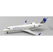 JC Wings CRJ200ER Continental Express Chautauqua Airlines N667BR 1:200 with stand +pre-order+