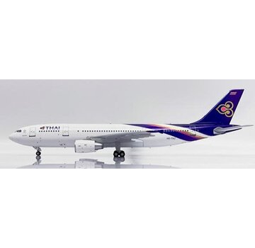 JC Wings A300-600R Thai Airways 2005 livery Last Flight HS-TAZ 1:200 with stand