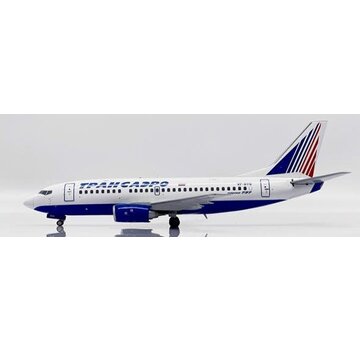 JC Wings B737-500 Transaero VP-BYQ 1:200 with stand