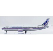 JC Wings B737-400 Boeing House bare metal N73700 1:200 polished with stand +pre-order+