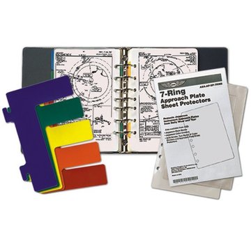 ASA - Aviation Supplies & Academics 7-Ring Binder Kit (Jeppesen)