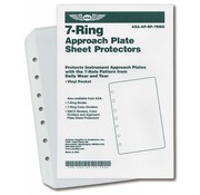 ASA - Aviation Supplies & Academics Vinyl Sheet Protector Pockets: 7-Ring (Jeppesen) X10