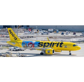 JC Wings A320neo Spirit Airlines Super Nintendo World N986NK 1:200 with stand *Pre-Order