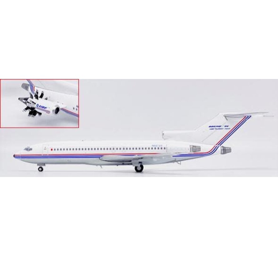 B727-100  House UDF Flight Testbed N32720 1:200 polished with stand *Pre-Order