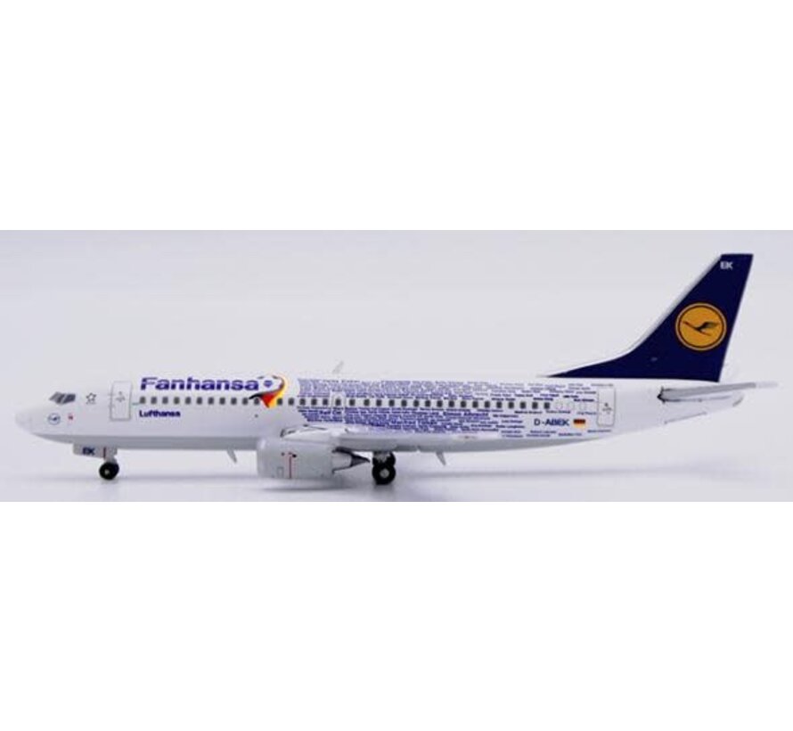 B737-300 Lufthansa Fanhansa D-ABEK 1:400 (2nd release) +NSI+ *Pre-Order