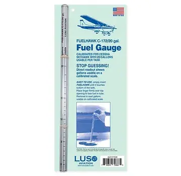 Fuel Gauge Stick Cessna C172 20 Gal