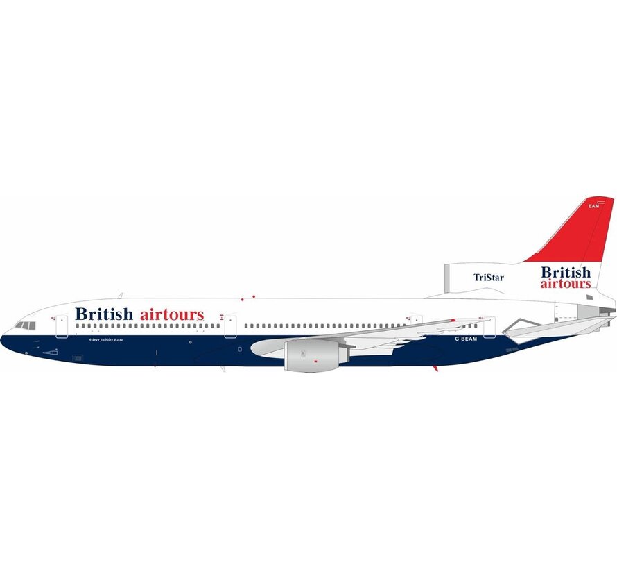L1011-385-1 TriStar 50 British Airtours Negus livery G-BEAM 1:200 with stand