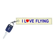 Keychain I Love Flying