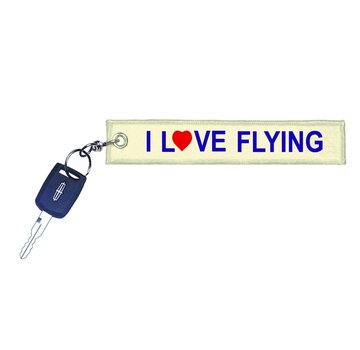 Keychain I Love Flying