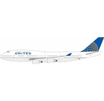 InFlight B747-400 United 2010 livery N107UA 1:200 with stand +pre-order+