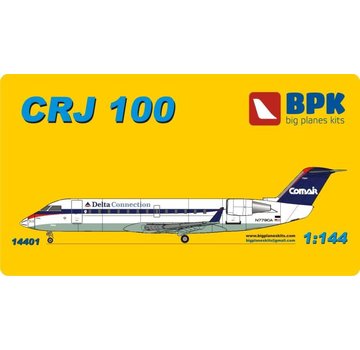 Big Planes Kits (BPK) CRJ100 BOMBARDIER DELTA COM AFR 1:144