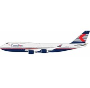 InFlight B747-400 Canadian Airlines chevron livery C-FGHZ 1:200 with stand (3rd)